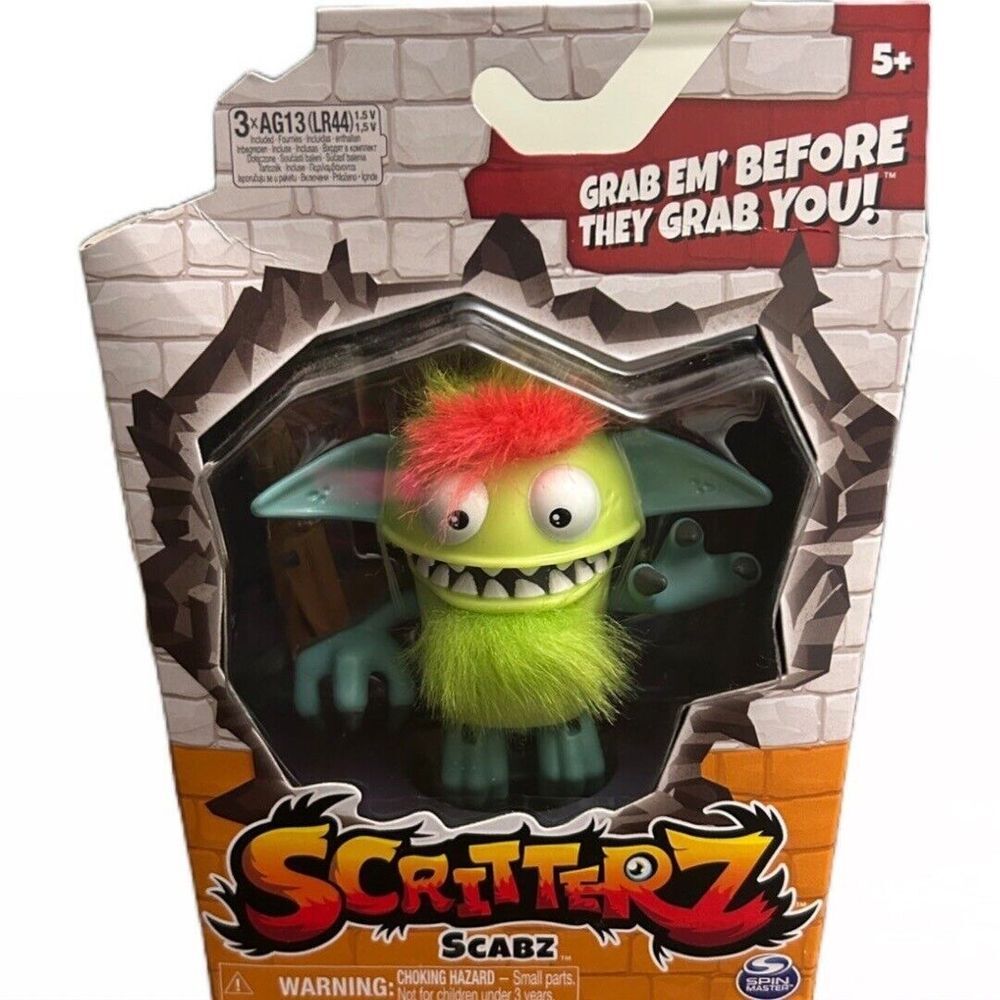Spin Master Scritterz Scabs Interactive Pet Creature Touch and Sound Reactive